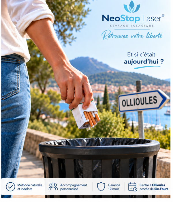 Sevrage tabagique laser Six-Fours-les-Plages – centre NeoStop Laser Ollioules